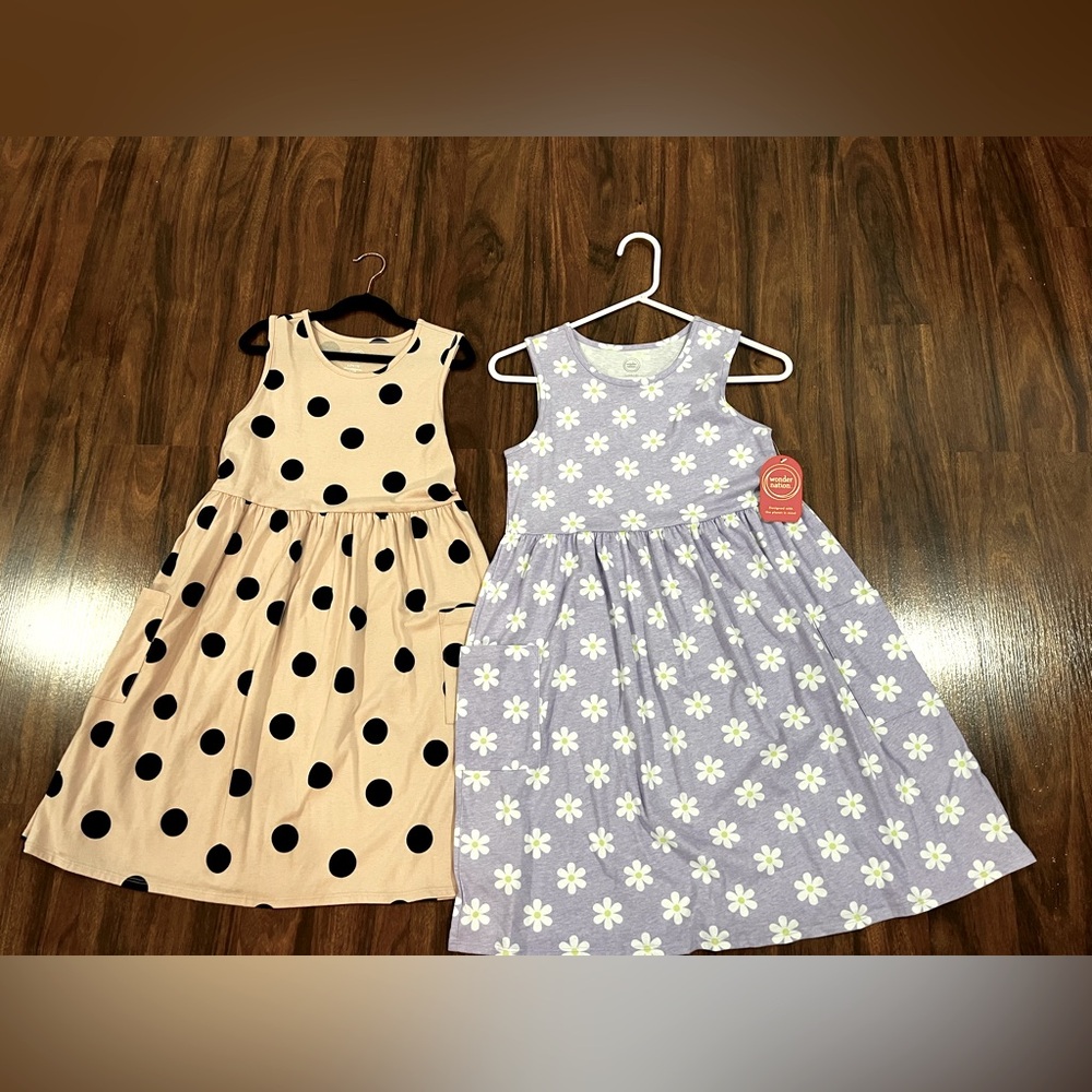 Polka Dot and Floral Kids Dresses Bundle